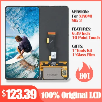 Super Amoled Display For Xiaomi Mi Mix 3 LCD +Touch Screen Digitizer Assembly With Frame mi Mix3 Replacement MiMix3 Mi Mix 3 lcd
Super Amoled Display For Xiaomi Mi Mix 3 LCD +Touch Screen Digitizer Assembly With Frame mi Mix3 Replacement MiMix3 Mi Mix 3 lcd