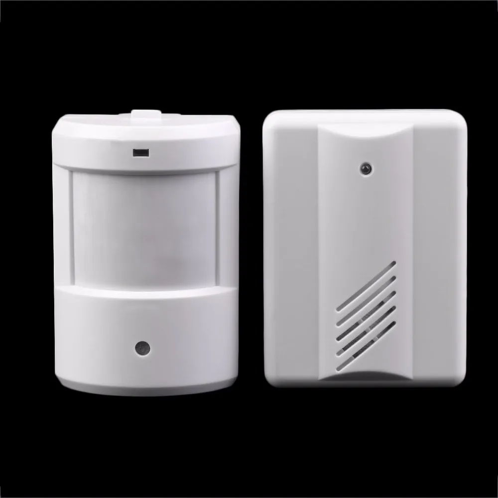 Wireless IR Remote Security Doorbell Alarm System Wireless Detector Alarm Driveway Patrol Garage Infrared Motion Sensor White
Wireless IR Remote Security Doorbell Alarm System Wireless Detector Alarm Driveway Patrol Garage Infrared Motion Sensor White