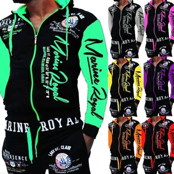 ZOGAA Men Tracksuits Sets Graphic Sweatshirt Hoodies and Pants Set Casual Letter Printed Sweatsuit 2 Piece Outfits Clothing 2019 
ZOGAA Men Tracksuits Sets Graphic Sweatshirt Hoodies and Pants Set Casual Letter Printed Sweatsuit 2 Piece Outfits Clothing 2019