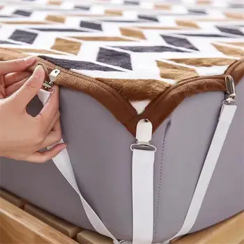 4 Pcs Adjustable Elastic Sheet Securing Clip Tablecloth Curtains Sofa Cover Sheets Buckles Anti-running Clips
4 Pcs Adjustable Elastic Sheet Securing Clip Tablecloth Curtains Sofa Cover Sheets Buckles Anti-running Clips
