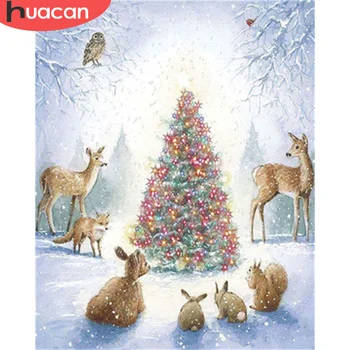 HUACAN Pictures By Number Christmas Tree Kits Home Decor DIY Painting By Numbers Winter Drawing On Canvas HandPainted Art Gift
HUACAN Pictures By Number Christmas Tree Kits Home Decor DIY Painting By Numbers Winter Drawing On Canvas HandPainted Art Gift