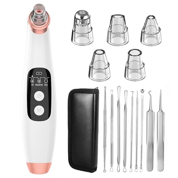 Wifi Visual Portable Electric Facial Blackhead Acne Pores Vacuum Suction Remover Tool with 5 Suction Heads 9 Beauty Tools
Wifi Visual Portable Electric Facial Blackhead Acne Pores Vacuum Suction Remover Tool with 5 Suction Heads 9 Beauty Tools