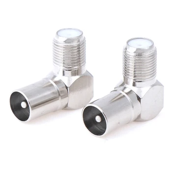 2pcs/Set Aluminium Alloy Right Angle TV Aerial Antenna Plug Connector Adapter Plug To Socket Coax Cable
2pcs/Set Aluminium Alloy Right Angle TV Aerial Antenna Plug Connector Adapter Plug To Socket Coax Cable