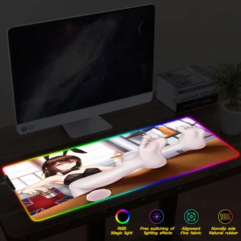 LED rgb mouse pad Cartoon rabbit girl image The choice of big game Decorate the computer table Help mouse move XL mat
LED rgb mouse pad Cartoon rabbit girl image The choice of big game Decorate the computer table Help mouse move XL mat