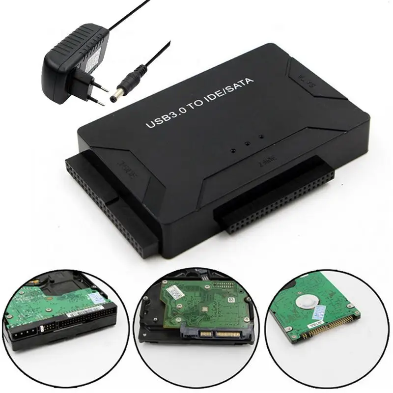 USB 3.0 To IDE SATA Converter External Hard Disk Adapter Data Transfer Converter for 2.5/ 3.5 Inch Optical Drive HDD SSD
USB 3.0 To IDE SATA Converter External Hard Disk Adapter Data Transfer Converter for 2.5/ 3.5 Inch Optical Drive HDD SSD