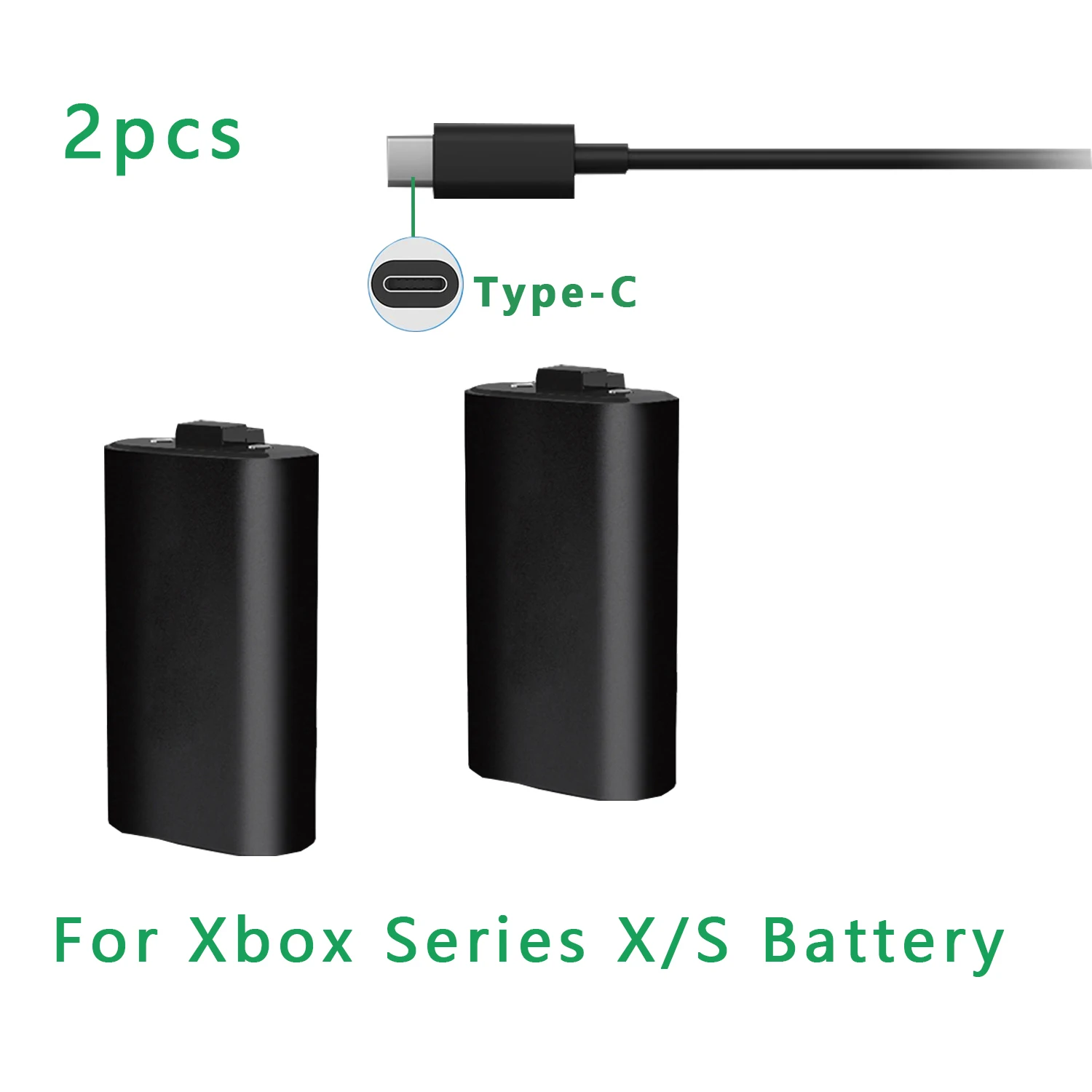 For XBOX Series S X controller rechargeable polymer battery pack 1400mAh (with 2.5M cable) Suitable for XBOX Series X/S Gamepad
For XBOX Series S X controller rechargeable polymer battery pack 1400mAh (with 2.5M cable) Suitable for XBOX Series X/S Gamepad