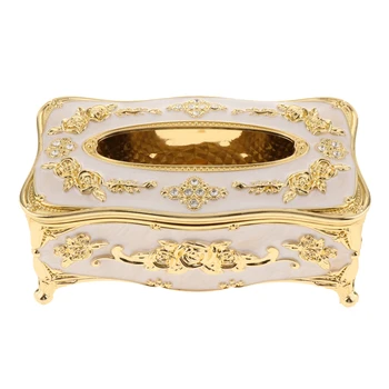 Luxurious Rose Tissue Box Holder Cover Electroplating Process Tissue Holders, 8 Colors Available
Luxurious Rose Tissue Box Holder Cover Electroplating Process Tissue Holders, 8 Colors Available