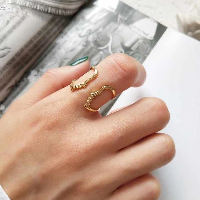 AOMU 1PC Abstract Face 925 Sterling Silver Rings Simple Design Fashion Metal Hollow Rings For Women Charms Party Jewelry
AOMU 1PC Abstract Face 925 Sterling Silver Rings Simple Design Fashion Metal Hollow Rings For Women Charms Party Jewelry