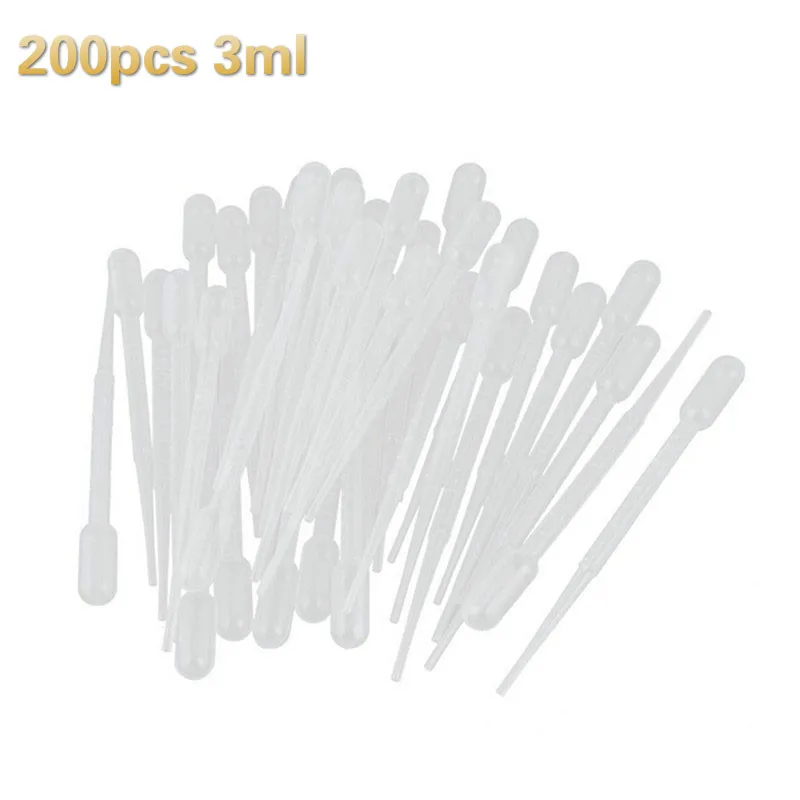 200pcs 3ml transparent pipette disposable safety plastic dropper for experimental medicine microbiology use
200pcs 3ml transparent pipette disposable safety plastic dropper for experimental medicine microbiology use