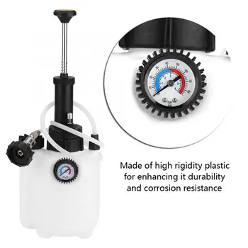 Automobile Car Repair Tool 3L Capacity Manual Brake Clutch Fluid Bleeder Bleeding Tool with Universal Adapter Car tools
Automobile Car Repair Tool 3L Capacity Manual Brake Clutch Fluid Bleeder Bleeding Tool with Universal Adapter Car tools
