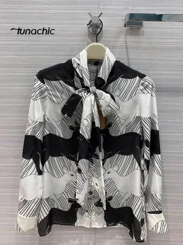 LUNACHIC 2020 Runway High-end brand fashion Antelope printed sheepflower patternbutterflyknot design elegant shirt 100% silk
LUNACHIC 2020 Runway High-end brand fashion Antelope printed sheepflower patternbutterflyknot design elegant shirt 100% silk