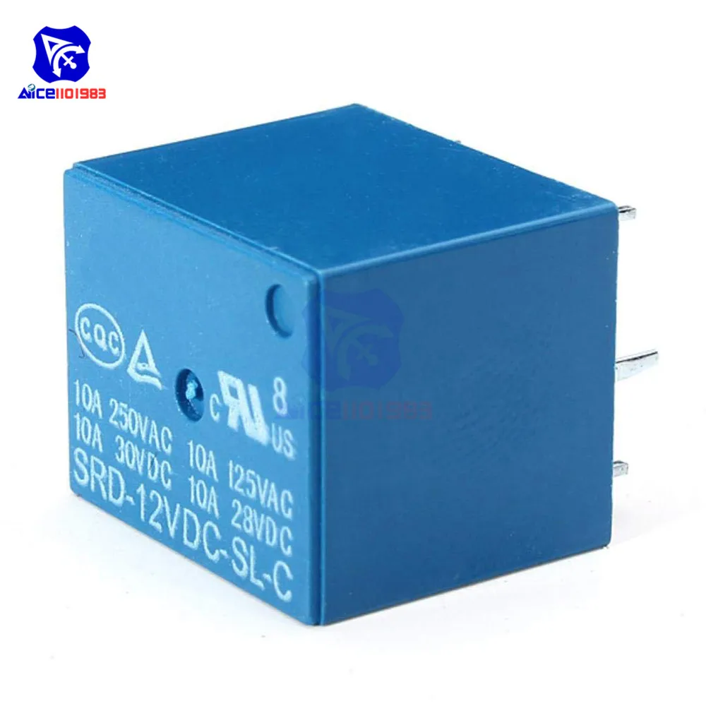 1 Piece 12V DC Relay Module SRD-12VDC-SL-C SRD12VDCSLC PCB Board 5 Pin for Arduino Household Appliance
1 Piece 12V DC Relay Module SRD-12VDC-SL-C SRD12VDCSLC PCB Board 5 Pin for Arduino Household Appliance