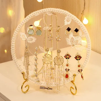 INS Earrings Storage Display Jewelry Rack Creative Desktop Filming Props Lace Embroidery Frame Earrings Rack
INS Earrings Storage Display Jewelry Rack Creative Desktop Filming Props Lace Embroidery Frame Earrings Rack
