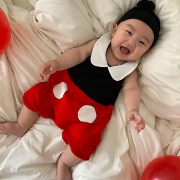 Infants Clothes 2020 Summer Newborn Baby Girls Bodysuits Splice Color Korean Style Boy Toddler Sleeveless Jumpsuit
Infants Clothes 2020 Summer Newborn Baby Girls Bodysuits Splice Color Korean Style Boy Toddler Sleeveless Jumpsuit