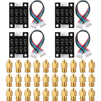4 Packs TL Smoother Addon Module 3D Printer Accessory Filter for Pattern Elimination 30Pcs 3D Printer Extruder Nozzle
4 Packs TL Smoother Addon Module 3D Printer Accessory Filter for Pattern Elimination 30Pcs 3D Printer Extruder Nozzle