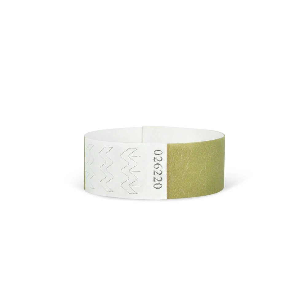 Solid Gold Green Color 3/4 inch Tyvek Wristbands, Suitable for Parties Events 500 piece Free Shipping
Solid Gold Green Color 3/4 inch Tyvek Wristbands, Suitable for Parties Events 500 piece Free Shipping