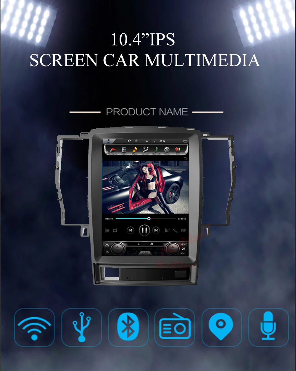 Flash Deal KiriNavi Vertical Screen Tesla Style Android 8.1 10.4" Car Radio For Toyota Crown Car Dvd Player Auto GPS Navigation 2008-2012 0 Flash Deal KiriNavi Vertical Screen Tesla Style Android 8.1 10.4" Car Radio For Toyota Crown Car Dvd Player Auto GPS Navigation 2008-2012 0