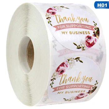 500 Labels Roll Flower Thank You Stickers Seal Label Handmade Custom Sticker Scrapbooking For Gift Decoration Stationery Sticker 
500 Labels Roll Flower Thank You Stickers Seal Label Handmade Custom Sticker Scrapbooking For Gift Decoration Stationery Sticker
