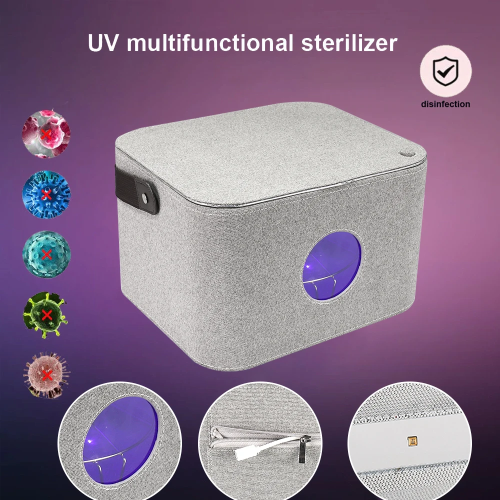 Outdoor Travel Portable Ultraviolet LED Light Box Storage Bag Carry Case UV Test Card Stainless Steel Rack With 3pcs UV-C LED
Outdoor Travel Portable Ultraviolet LED Light Box Storage Bag Carry Case UV Test Card Stainless Steel Rack With 3pcs UV-C LED