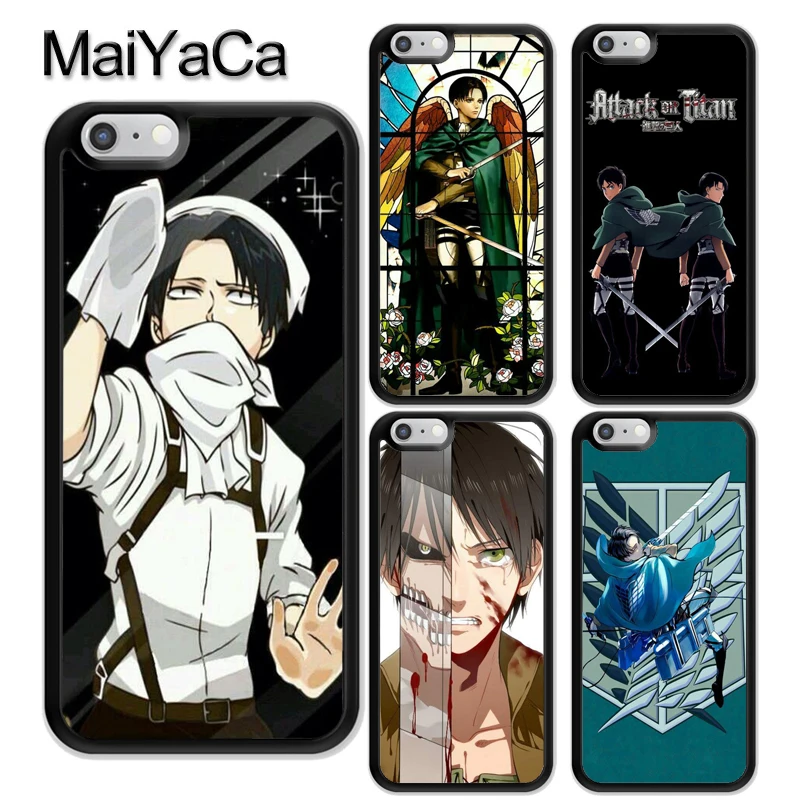 Shingeki no Kyojin Levi Eren чехол для iPhone 12 Pro Max mini 11 XS X XR 6S 7 8 Plus SE 2020 задняя крышка|Бамперы| |
