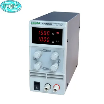 15V 10A DC Regulated Power High Precision Adjustable Supply Switch Power Supply Maintenance Protection Function KPS1510DF
15V 10A DC Regulated Power High Precision Adjustable Supply Switch Power Supply Maintenance Protection Function KPS1510DF