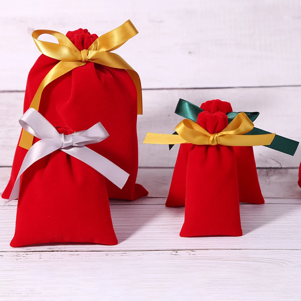 Jewelry Velvet Bags With Ribbon Drawstring Pouches Wedding Candy Gift Packing For Party Christmas Decoration Can Customed Logo
Jewelry Velvet Bags With Ribbon Drawstring Pouches Wedding Candy Gift Packing For Party Christmas Decoration Can Customed Logo