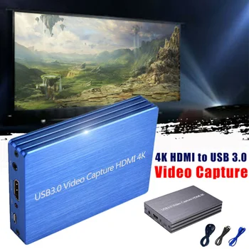 4K HDMI Capture Card Video Card Capture Box USB3.0 Drive-free Game Broadcast Microphone HD 1080p Streaming Live Video Recording
4K HDMI Capture Card Video Card Capture Box USB3.0 Drive-free Game Broadcast Microphone HD 1080p Streaming Live Video Recording