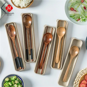 3-piece Solid Wood Tableware Set Environmental Protection Spoon Portable Student Outdoor Household Kitchen Supplies
3-piece Solid Wood Tableware Set Environmental Protection Spoon Portable Student Outdoor Household Kitchen Supplies