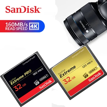 SanDisk Professional Extreme PRO SD Memory Card CF CompactFlash Flash Card 4K HD Camera Video High Speed 160MB/S 32GB SDSCFXSB
SanDisk Professional Extreme PRO SD Memory Card CF CompactFlash Flash Card 4K HD Camera Video High Speed 160MB/S 32GB SDSCFXSB