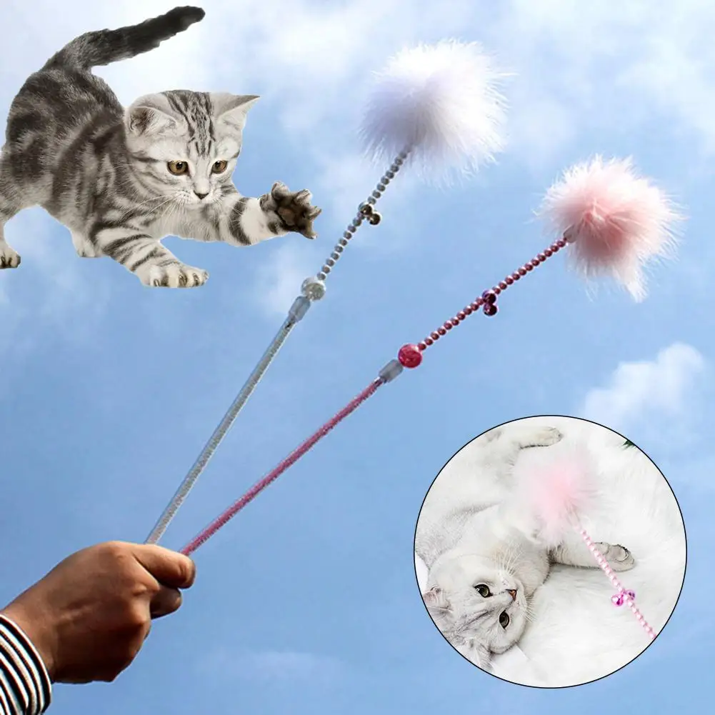 Pet Cat Kitten Feather Ball Bell Beads Catnip Teaser Play Stick Rod Wand Toy Cat Stick Interactive Cat Toy Cat Wit Toy Cat Toy
Pet Cat Kitten Feather Ball Bell Beads Catnip Teaser Play Stick Rod Wand Toy Cat Stick Interactive Cat Toy Cat Wit Toy Cat Toy