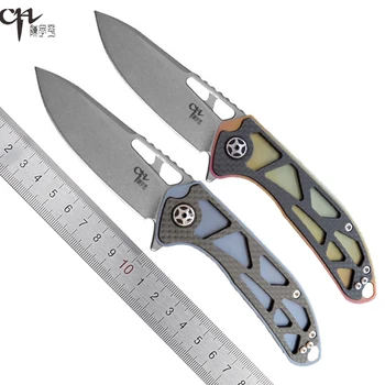 CH CH3509 LightWeight D2 Blade Folding knife Titanium+Carbon fiber handle ball bearing outdoor camping hunting EDC pocket knives
CH CH3509 LightWeight D2 Blade Folding knife Titanium+Carbon fiber handle ball bearing outdoor camping hunting EDC pocket knives