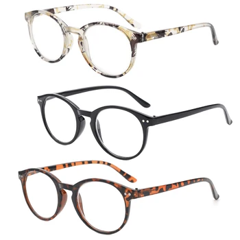 Gudzws Spring Hinges Classic Fashion Reading Glasses Round Plastic PC Frame Clear Magnification Lens Readers Unisex Women Men
Gudzws Spring Hinges Classic Fashion Reading Glasses Round Plastic PC Frame Clear Magnification Lens Readers Unisex Women Men