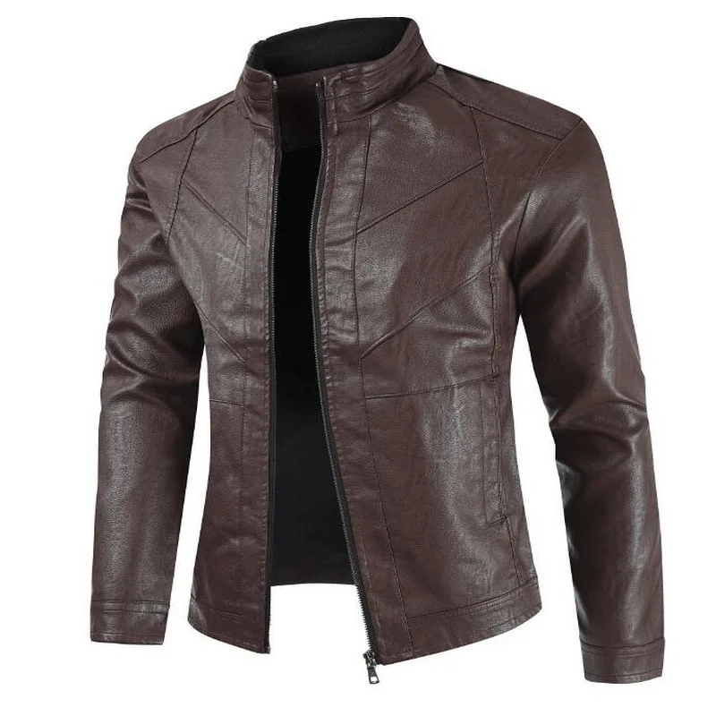 Men's Leather Jacket VXO Brand Autumn Spring Casual Zipper Leather Jacket Motorcycle Leather Jacket Slim Mens Jackets And Coats
Men's Leather Jacket VXO Brand Autumn Spring Casual Zipper Leather Jacket Motorcycle Leather Jacket Slim Mens Jackets And Coats