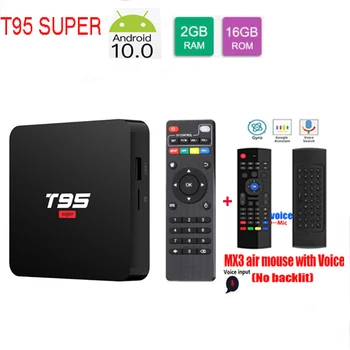 T95 Super Android 10.0 TV Box 2GB 16GB Allwinner H3 Quad Core 4K HDR 2.4G Wifi 4k media player 100m lan port apps preloaded
T95 Super Android 10.0 TV Box 2GB 16GB Allwinner H3 Quad Core 4K HDR 2.4G Wifi 4k media player 100m lan port apps preloaded