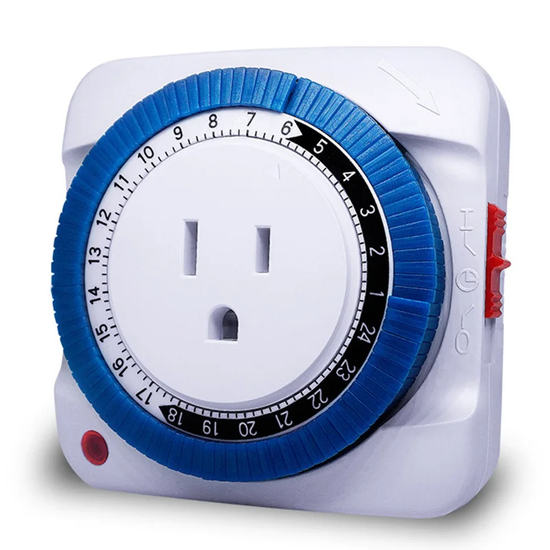 24 Hours Mechanical Timer Socket Switch Electrical Wall AC Outlet Timer Home Use Timer Socket-30
24 Hours Mechanical Timer Socket Switch Electrical Wall AC Outlet Timer Home Use Timer Socket-30