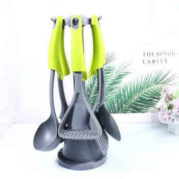 1 Set/6pcs Heat Resistance Cookware Shovel Spoon Non-stick Kitchenware Cooking Supplies Kitchen Utensil for Home (Light Green)
1 Set/6pcs Heat Resistance Cookware Shovel Spoon Non-stick Kitchenware Cooking Supplies Kitchen Utensil for Home (Light Green)