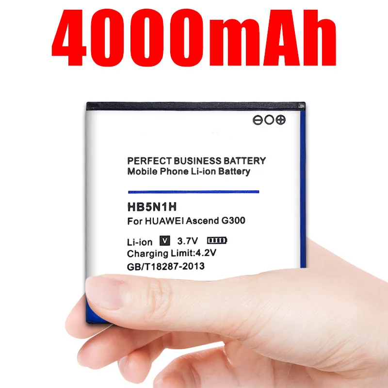 Фото 4000mah Hb5n1h Battery for Huawei Ascend G300 G305t U8818 U8815 C8812 U8825d C8825d T8828 M660 Y320 G330d | Мобильные телефоны и