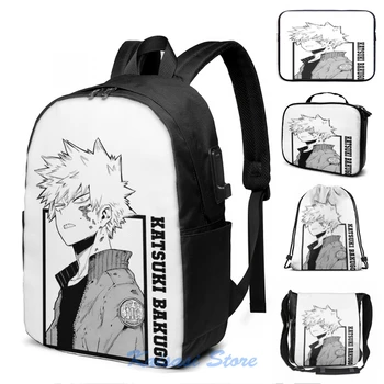 Katsuki Bakugo - Boku no Hero Academia USB Charge Backpack men School bags Women bag Travel laptop bag
Katsuki Bakugo - Boku no Hero Academia USB Charge Backpack men School bags Women bag Travel laptop bag