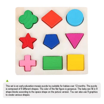 Children's Wooden Toys Geometric Shape Color Cognitive Paired Grasping Board Early Education Puzzle Building Blocks
Children's Wooden Toys Geometric Shape Color Cognitive Paired Grasping Board Early Education Puzzle Building Blocks