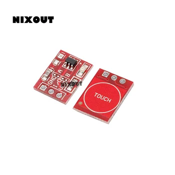 1000pcs/lot TTP223 touch sensor touch button module self-locking jog capacitive switch single-channel transformation
1000pcs/lot TTP223 touch sensor touch button module self-locking jog capacitive switch single-channel transformation