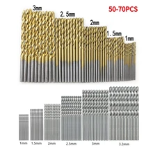70pcs Titanium Coated HSS High Speed Steel Drill Bit Set Metal Hole Grooving Drill Saw Carpenter Woodworking Tools Twist Drill
70pcs Titanium Coated HSS High Speed Steel Drill Bit Set Metal Hole Grooving Drill Saw Carpenter Woodworking Tools Twist Drill