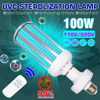 2020 Indoor Sterilization Safety Light 100W UV Germicidal Lamp E27 Led UVC Light Bulb with Remote Control 99% Antibacterial Rate
2020 Indoor Sterilization Safety Light 100W UV Germicidal Lamp E27 Led UVC Light Bulb with Remote Control 99% Antibacterial Rate