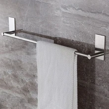 Stainless Steel Fixed Bath Towel Holder Bathroom Towel Bar Wall Mounted Towel Rack Hanger Single Hook Dual Towel Racks 55/40CM
Stainless Steel Fixed Bath Towel Holder Bathroom Towel Bar Wall Mounted Towel Rack Hanger Single Hook Dual Towel Racks 55/40CM