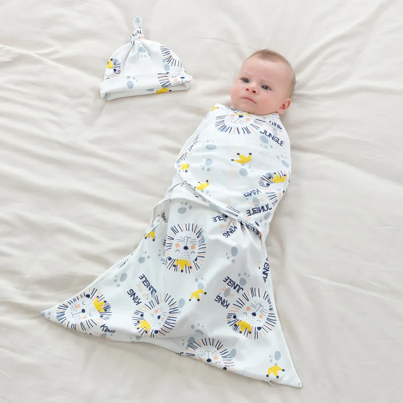 Baby Sleeping Bag Cocoon Adjustable Newborn Swaddle Blanket Wrap Cloth with Hat Cotton Sleep Blanket Crib Cradle Sleeping Sack
Baby Sleeping Bag Cocoon Adjustable Newborn Swaddle Blanket Wrap Cloth with Hat Cotton Sleep Blanket Crib Cradle Sleeping Sack