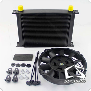 Universal 28 Row 248mm AN10 Engine Transmission Oil Cooler British Type + 7" Electric Fan Kit Black
Universal 28 Row 248mm AN10 Engine Transmission Oil Cooler British Type + 7" Electric Fan Kit Black