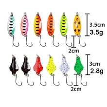 12Pcs/Box Fishing Tackle Bait Fishing Metal Spoon Lure Bait For Trout Bass Spoons Swim Lure Carp Fishing Bait Tackle Accs
12Pcs/Box Fishing Tackle Bait Fishing Metal Spoon Lure Bait For Trout Bass Spoons Swim Lure Carp Fishing Bait Tackle Accs