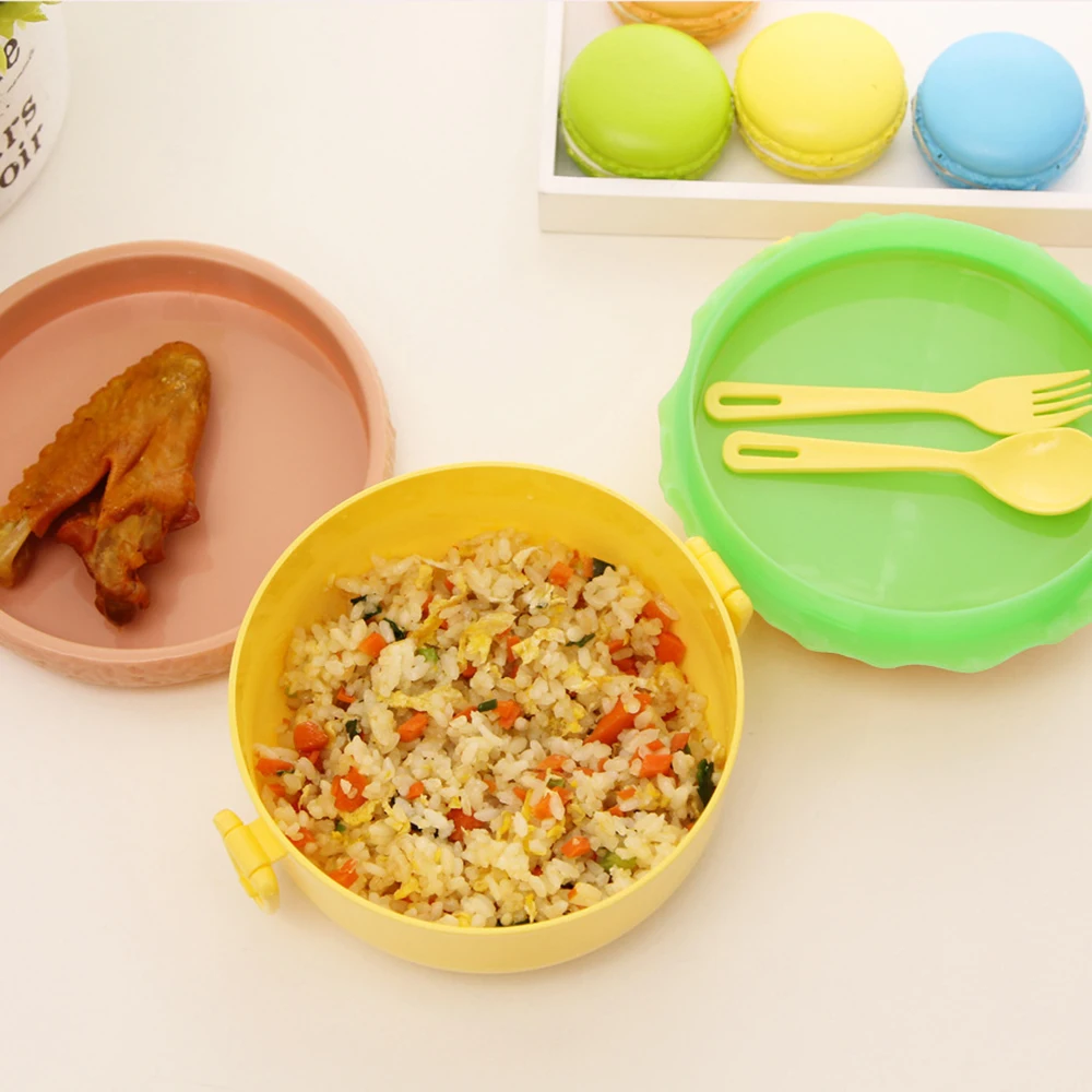 Cute Hamburger Double Tier Lunch Box Burger Shape Popular Kids Children School Food Container Tableware Set with Fork
Cute Hamburger Double Tier Lunch Box Burger Shape Popular Kids Children School Food Container Tableware Set with Fork