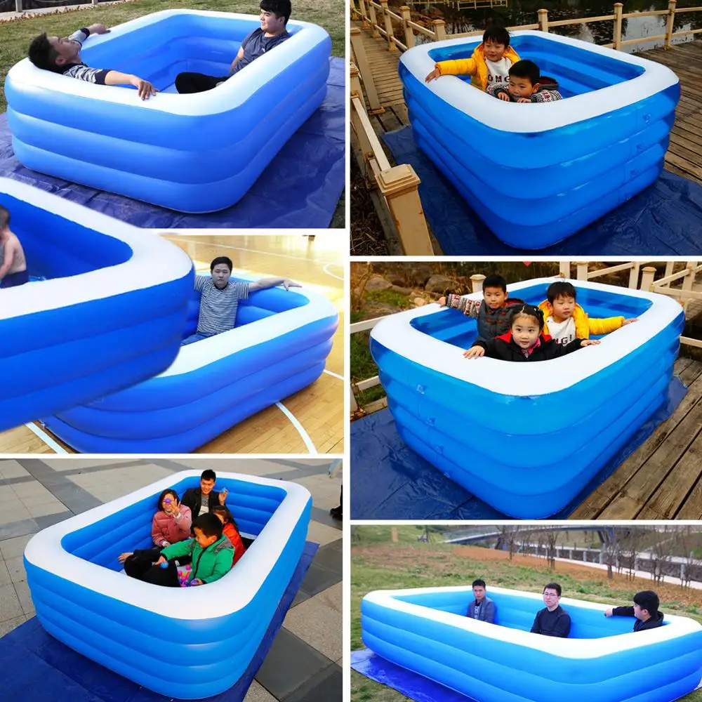 150*105*50CM Children's Home Use Paddling Pool Large Size Inflatable Square Swimming Pool Heat Preservation Kids inflatable Pool
150*105*50CM Children's Home Use Paddling Pool Large Size Inflatable Square Swimming Pool Heat Preservation Kids inflatable Pool