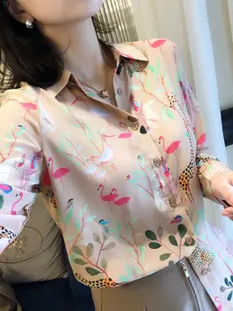 Runway Brand Design Luxury Top 2020 Autumn Deer Print Vintage Shirt Women Long Sleeve Silk Blouse Clothes
Runway Brand Design Luxury Top 2020 Autumn Deer Print Vintage Shirt Women Long Sleeve Silk Blouse Clothes
