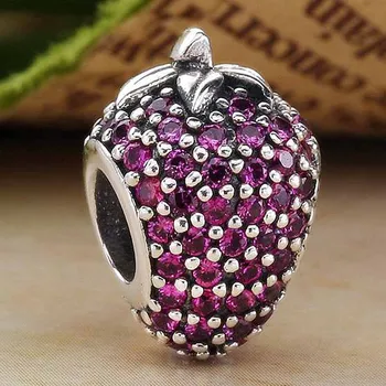 Original Pave Strawberry With Full Crystal Beads Fit 925 Sterling Silver Bead Charm Bracelet Bangle Diy Jewelry
Original Pave Strawberry With Full Crystal Beads Fit 925 Sterling Silver Bead Charm Bracelet Bangle Diy Jewelry